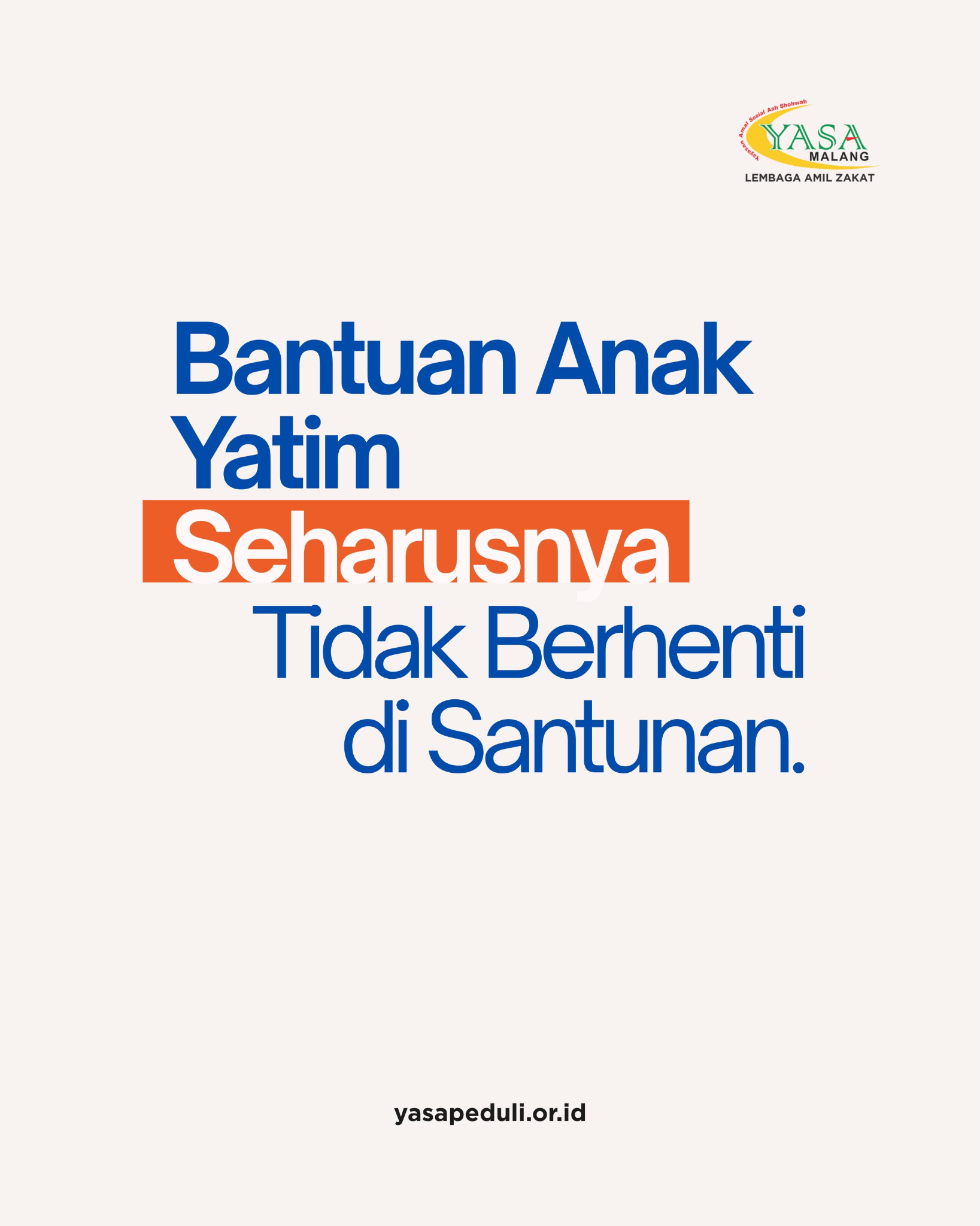 Bantuan anak yatim dalam Islam melalui santunan pendidikan dan pendampingan