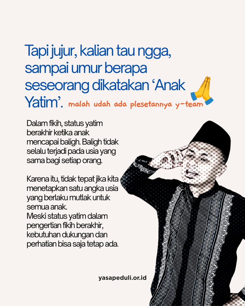 Menjaga hak anak yatim merupakan bagian dari kepedulian dan ajaran Islam.