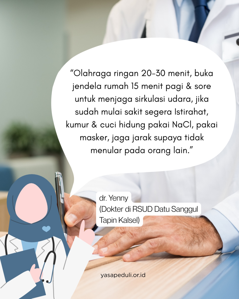 Dokter memberikan tips olahraga dan kebiasaan sehat untuk menjaga kesehata