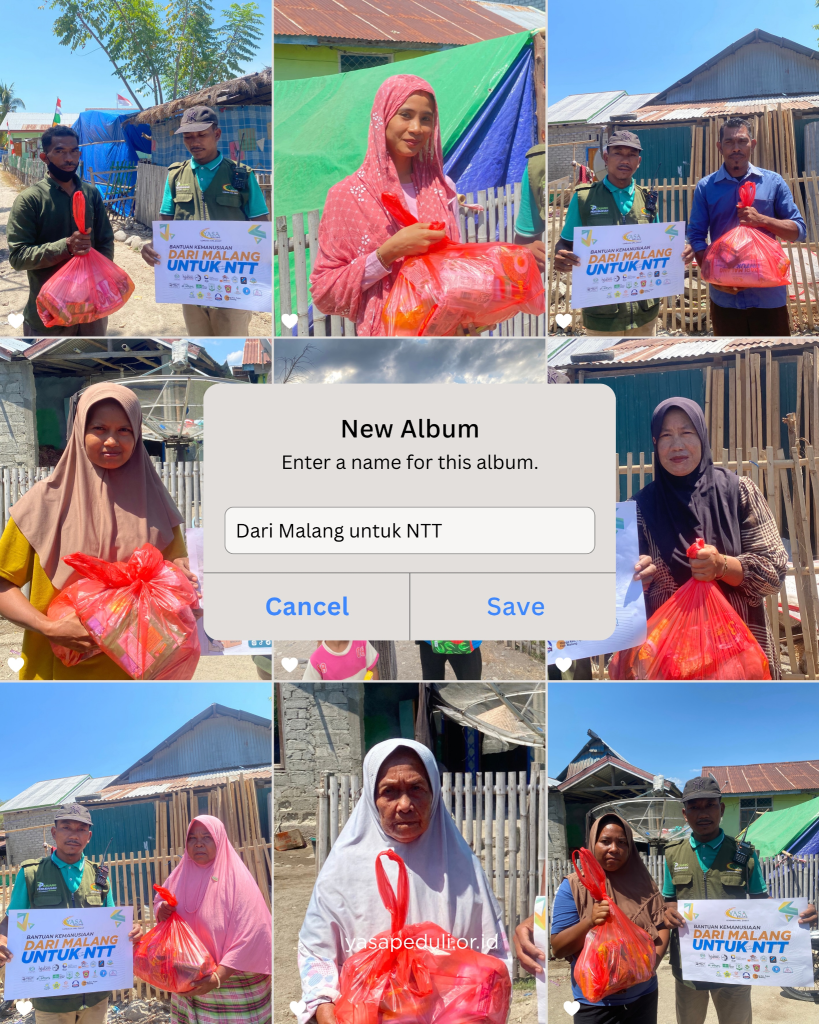 Anak-anak mengikuti kegiatan bersama relawan dalam program kemanusiaan di NTT