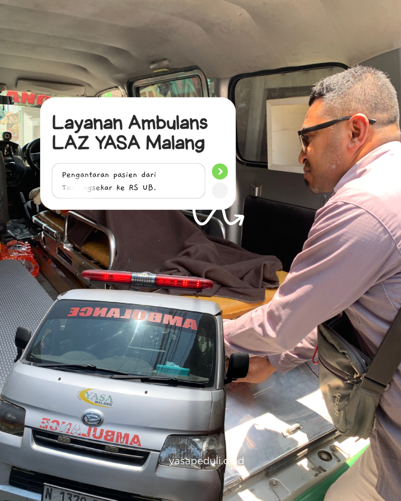 Layanan ambulans LAZ YASA Malang untuk pengantaran pasien ke rumah sakit